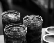 jars of prepared peaches