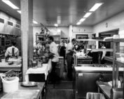 Kitchen with Staff preparing food