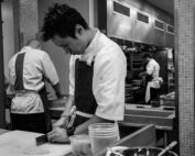 Kitchen with Staff preparing food