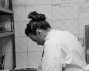 Kitchen with Staff preparing food