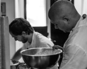 Kitchen with Staff preparing food