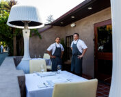 Chef Peter on the patio